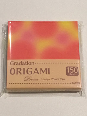 Gradation Origami Paper(75mm by 75mm) 150 sheets